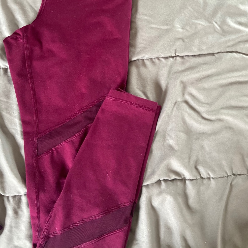 Berry Full Length Mesh Leggings